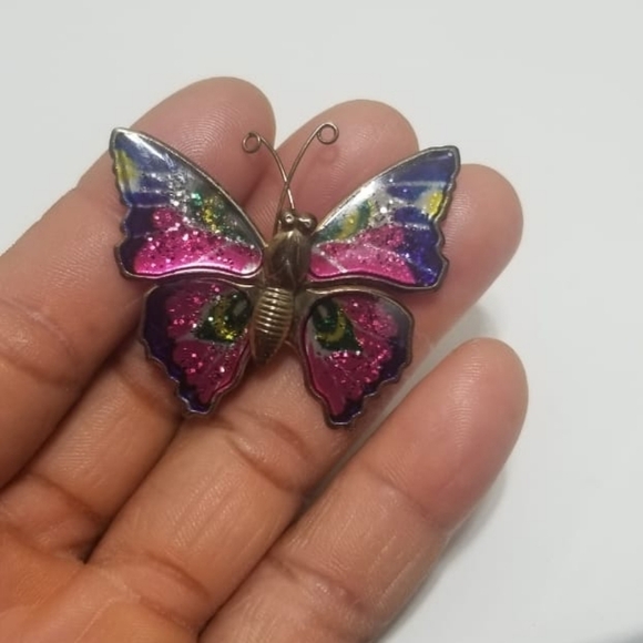 Elegant Jewelry Multi Color Butterfly Pin for Women. 🌴 - Picture 3 of 6